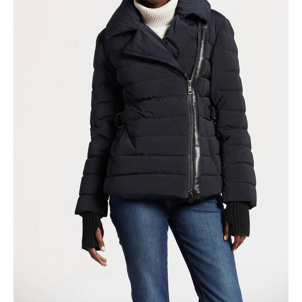 NEW ADROIT ATELIER kiki fitted down jacket in black